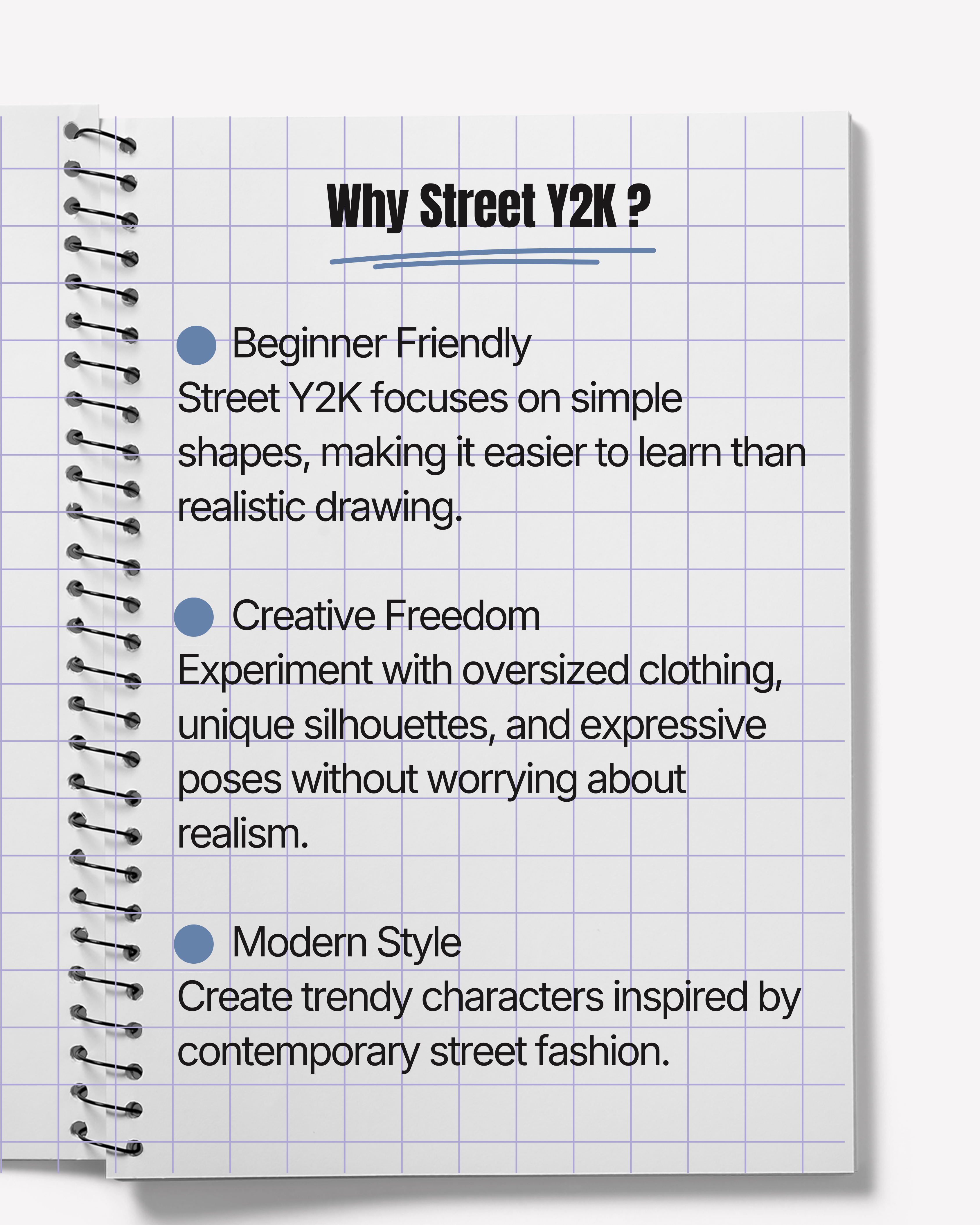 Street Y2K Character Drawing Guide | 100 Step-by-Step Tutorials